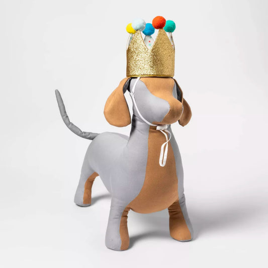 Birthday Crown Dog Hat
